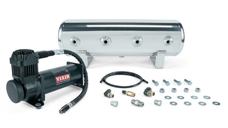 Air Lift 2.5 Gal. Polished Tank w/ Viair 444b Blk Compressor, Auto-onderdelen, Ophanging en Onderstel, Ophalen of Verzenden