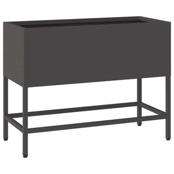 Plantbak 60cm Zwart | -40% Retour deal | Sla toe!, Tuin en Terras, Verzenden, Zo goed als nieuw, Metaal, 60 tot 100 cm