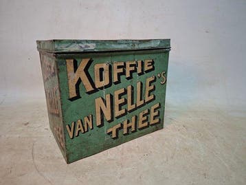 Blikken doos - Metaal - Koffie blik V Nelle