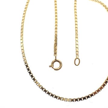 Gouden Venetiaanse schakelketting, Ophalen of Verzenden