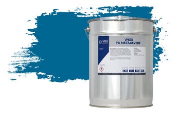 Wixx PU Metaalverf RAL 5017 | Verkeersblauw 20L, Verzenden, Nieuw