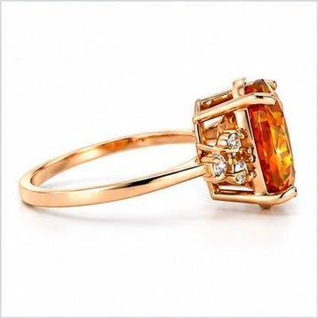 Zonder minimumprijs - Ring - 14 karaat Roségoud, 2,65 gram, Nieuw