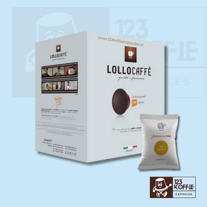Lollo Miscela Oro capsules A Modo Mio – 100 stuks Italiaanse, Elektronische apparatuur, Koffiemachine-accessoires, Verzenden