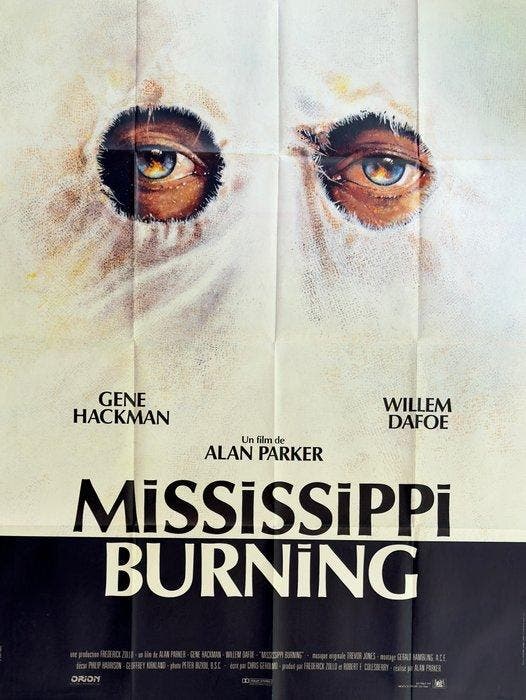 Alan Parker - Mississippi Burning (1988) - Original French, Collections, Cinéma & Télévision