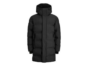 Veiling - Jack &amp; Jones Fusion Long Puffer Zwart - XL