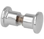 AMIG knop voor glazen deuren zamak verchroomd, Nieuw