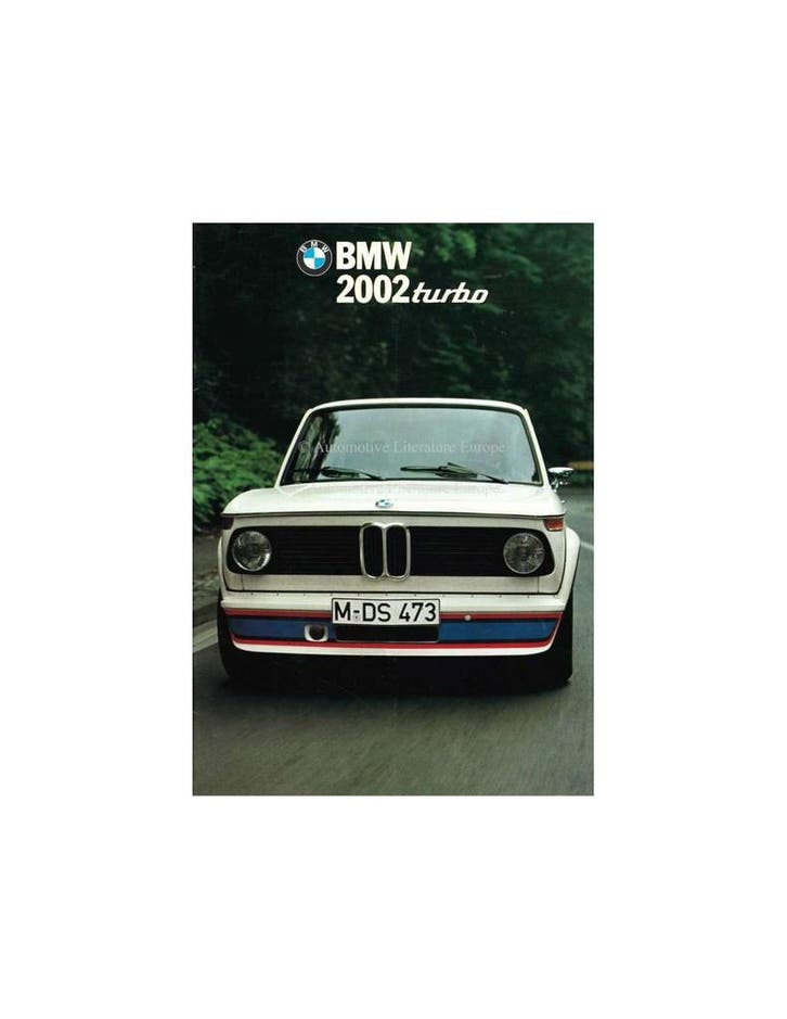 1974 BMW 2002 TURBO BROCHURE ITALIAANS, Boeken, Auto's | Folders en Tijdschriften, Ophalen of Verzenden