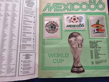 Panini WC Mexico 86 Maradona sticker in good condition,, Verzamelen, Nieuw