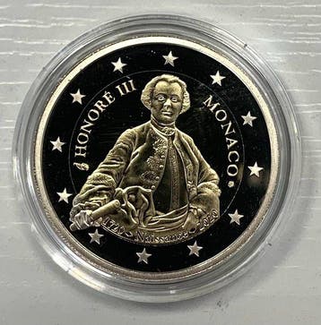 Monaco. 2 Euro 2020 Honoré III Proof