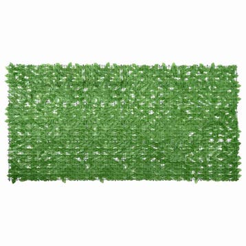 vidaXL Balkonscherm met groene bladeren 300x150 cm, Verzenden