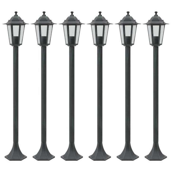 vidaXL Paalverlichting voor tuin E27 110 cm aluminium, Jardin & Terrasse, Éclairage extérieur, Envoi