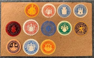 Duitse Rijk 1885 - Klassieke collectie van ambtelijke, Postzegels en Munten, Gestempeld