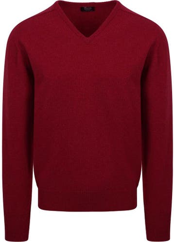 William Lockie V Lamswol Bordeaux maat Maat 48/50 (M) Heren, Verzenden