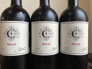 2019 Copel Wines. Pauillac - Bordeaux - 3 Flessen (0.75