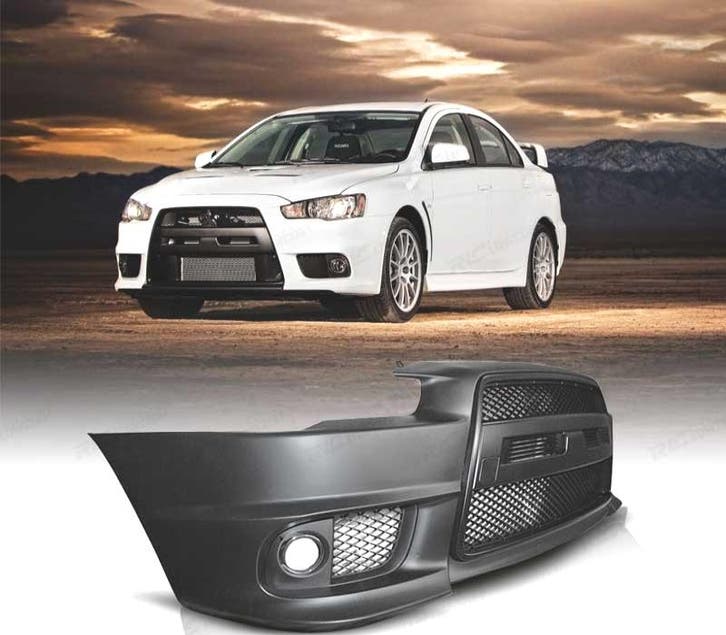 PARE-CHOCS AVANT MITSUBISHI LANCER 09-15 LOOK EVO, Autos : Pièces & Accessoires, Carrosserie & Tôlerie, Envoi