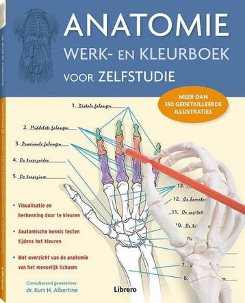 Anatomie werk- en kleurboek voor zelfstudie 9789089986191, Verzenden, Zo goed als nieuw, Kurt H. Ph. D. Albertine