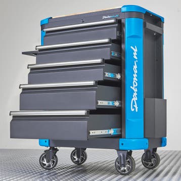 Datona Verrijdbare gereedschapswagen L - Premium serie -, Doe-het-zelf en Bouw, Gereedschapskisten, Ophalen of Verzenden, Nieuw