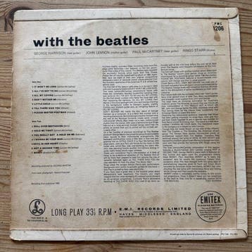 Beatles - With The Beatles [1963 UK mono first pressing], Nieuw in verpakking