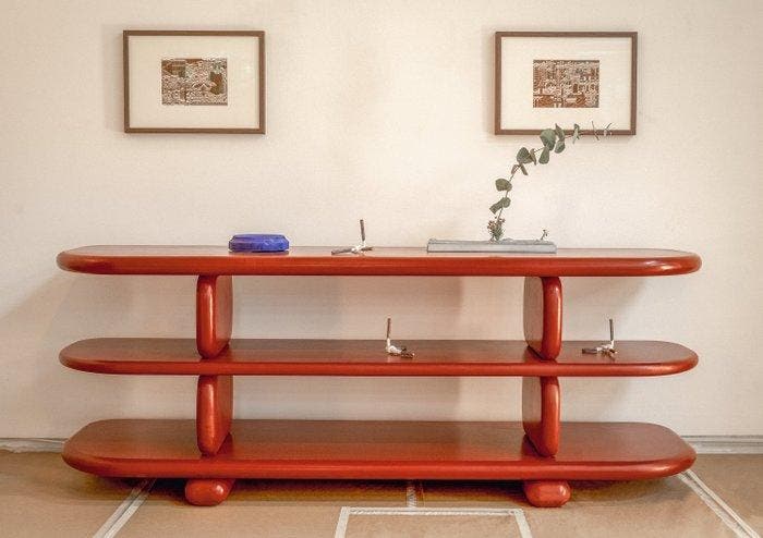 Chai Dienn - Étagère - Étagère à bulles - Bois, Antiquités & Art, Art | Objets design