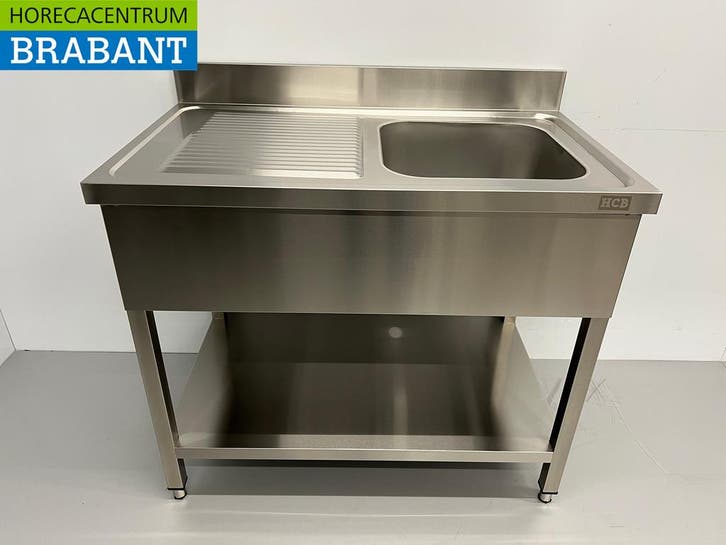 RVS Spoeltafel spoelbak 100 x 60 cm Horeca, Zakelijke goederen, Horeca | Meubilair en Inrichting, Ophalen of Verzenden