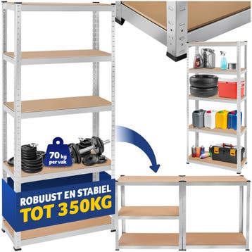Werkplaatsrek - 180 x 75 x 30 cm, 350 kg, Verzenden