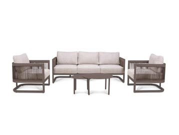 Veiling - Outdoor Loungeset Sierra - bruin (quick dry), Nieuw