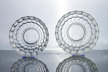 Val Saint Lambert - Schaal (6) - Glas