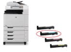 Second Hand HP - Huismerk Toner Cyaan CM6040, CM6030, CM6049, Ophalen of Verzenden, Toner