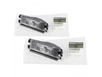 2x ORIGINAL Dacia kentekenplaatverlichting LOGAN (LS_) SANDE, Ophalen of Verzenden, Nieuw