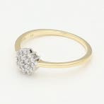 Bague - 14 carats Or jaune, Or blanc Diamant (Naturelle), Bijoux, Sacs & Beauté