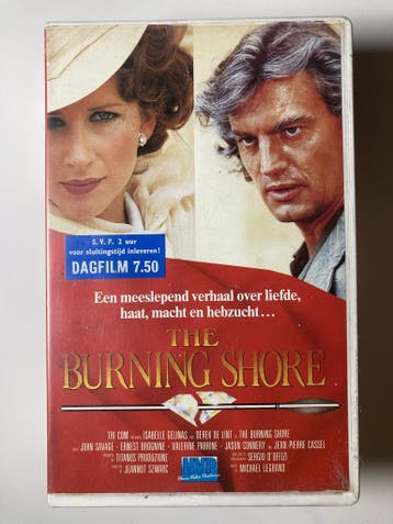 THE BURNING SHORE (2 TAPES) (EX RENTAL) (VHS)