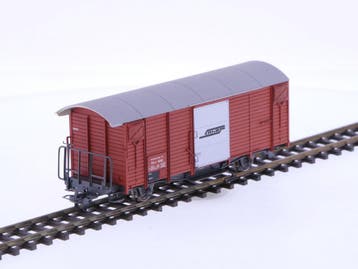 Schaal H0m Bemo 2261 gesloten goederenwagon Xk-v 9091 van..., Ophalen of Verzenden, Wagon