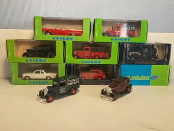 Eiigor 1:43 - Voiture miniature - Ford V8 Pompiers 1934,