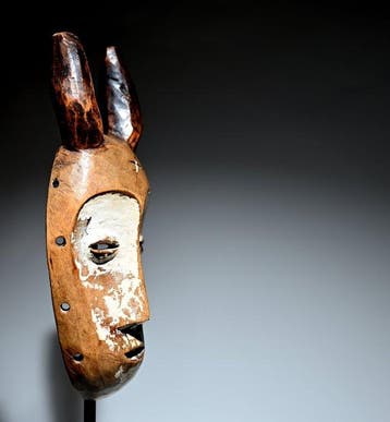 Mask - Lega - Congo - authentiek ritueel masker