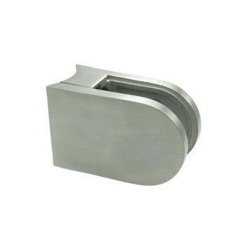 Balustrade glasklem 6 mm 63 x 45 mm (ronde buis), Verzenden, Nieuw