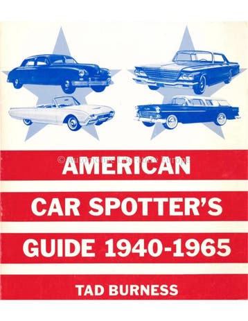AMERICAN CAR SPOTTERS GUIDE - 1940 - 1965, Nieuw