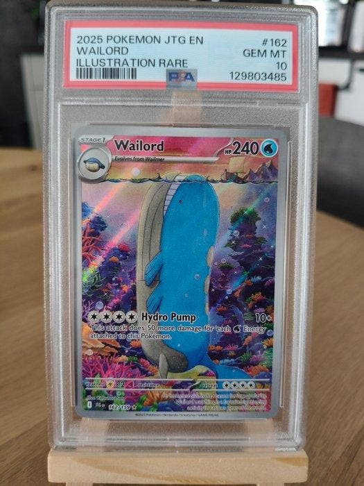Pokémon - 1 Graded card - Wailord 162/159 Foil, Alternate, Hobby & Loisirs créatifs, Jeux de cartes à collectionner | Pokémon