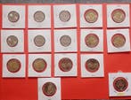 Italie, Slovénie. 1/4 Euro / 2 Euro 2025/2026 (16 monete)