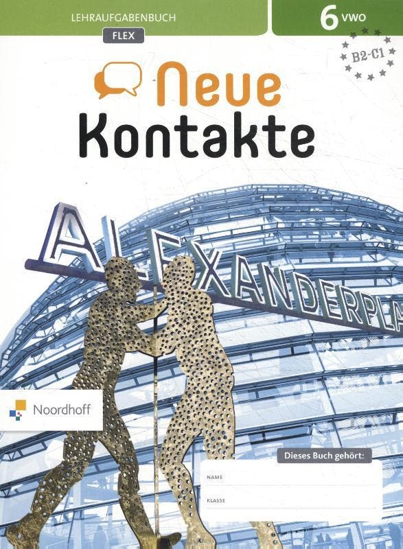 6 vwo flex / Neue Kontakte / Lehraufgabenbuch 9789001738211, Livres, Livres Autre, Envoi
