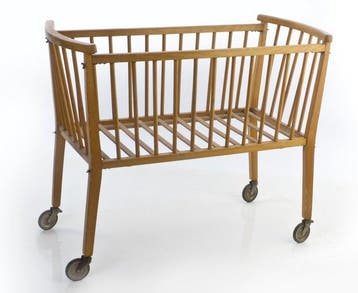 Wieg - babywieg - Beukenhout - Wieg en babybed