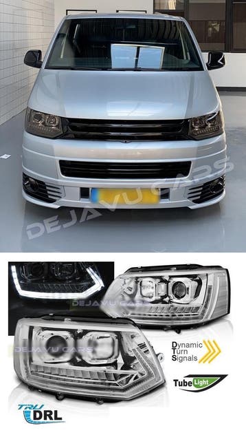 Xenon Look Dynamische LED Koplampen voor Volkswagen Transpor, Ophalen of Verzenden