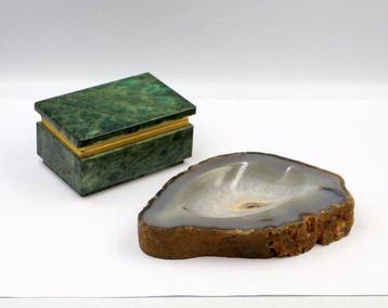 Boîte à bijoux - et Vide-poche - Agate, Albâtre, Nieuw