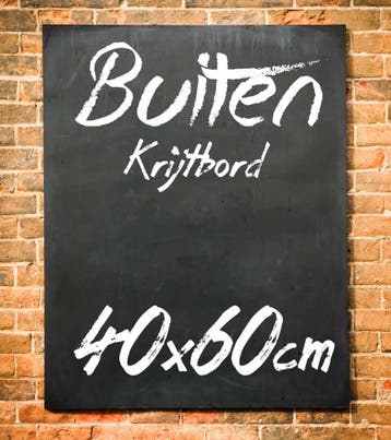Krijtbord Buiten 40x60 cm Verticaal, Verzenden, Nieuw