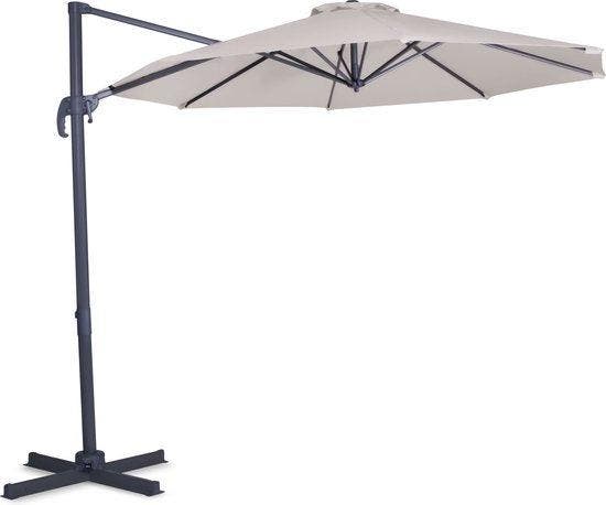 2dekans | VONROC Zweefparasol – Kantelbaar & Incl., Doe-het-zelf en Bouw, Gereedschap | Overige machines, Ophalen of Verzenden