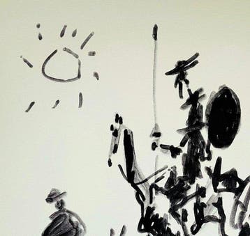 Pablo Picasso (1881-1973) - Don quichotte