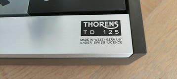 Thorens - TD 125 Platenspeler element met naald - Diverse, Nieuw