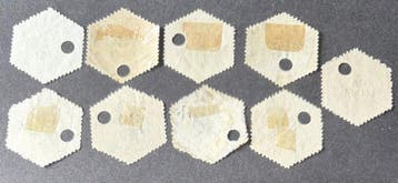 Nederland - NVPH TG1-2-3-5-6-8-9-10-11 - Telegram issues, Gestempeld