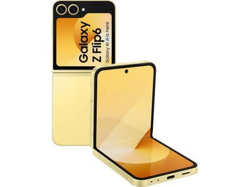 Samsung Galaxy Z Flip6 - Geel - 256 GB - Fysieke simkaart +, Verzenden, Zo goed als nieuw