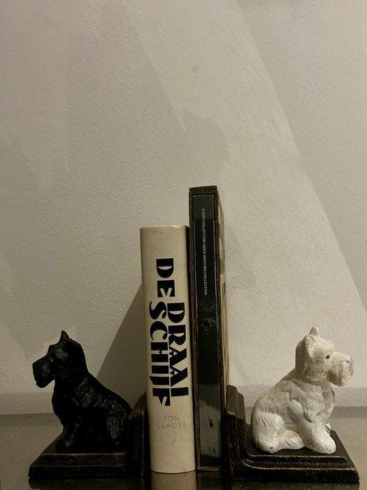 Boekensteunen (2) - Gietijzer - Vintage, Antiquités & Art, Curiosités & Brocante