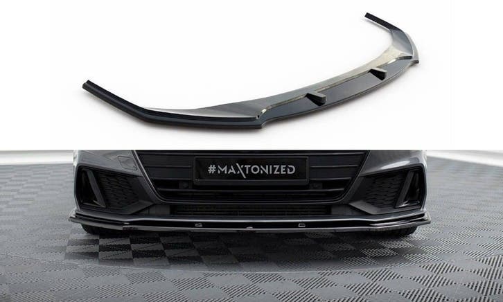 Front Splitter V.2 voor Audi A7 C8 S line / S7 C8, Auto diversen, Tuning en Styling, Ophalen of Verzenden